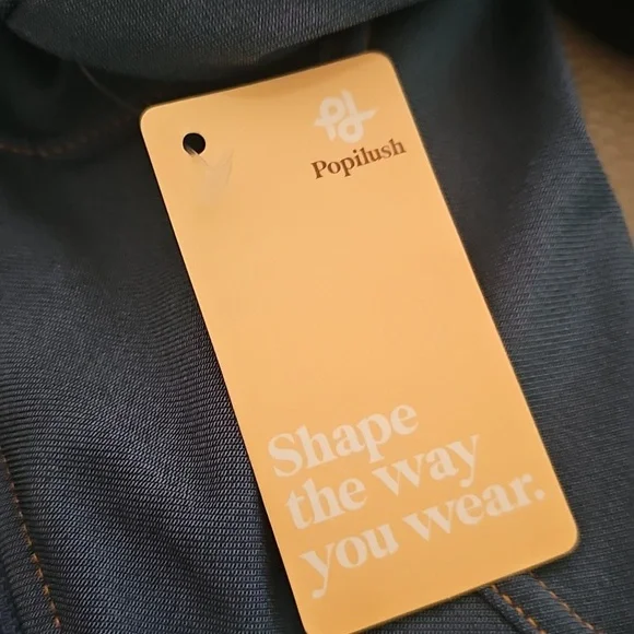 POPILUSH Shapewear Dress Denim Midi - Picture 7 of 7